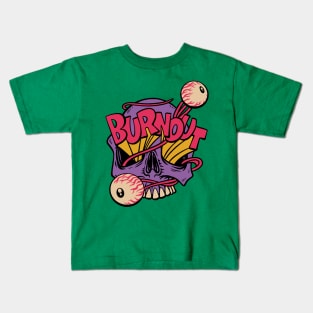 Burnout Eyes Kids T-Shirt